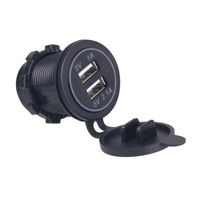 XingZers XZS-VC-A19 Dual USB Car Charger Rear Terminal Connector Wiring View