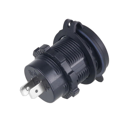 XingZers XZS-VC-A19 Dual USB Panel Mount Charger with Dustproof Cap Closed