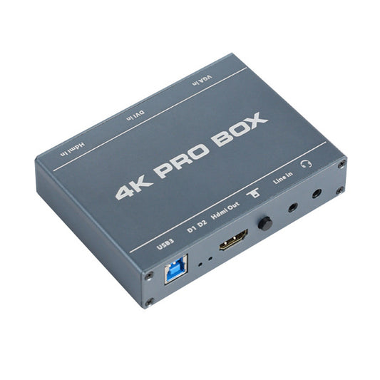 XingZers XZSCC-4KPRO 4K HDMI DVI VGA to USB 3.0 Video Capture Card, 1080P 60FPS HDMI Loop Out, Driver-Free for Live Streaming Medical Imaging Game Recording Conference