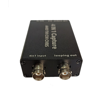XingZers 4-in-1 AHD CVBS CVI TVI Capture Card Compact Design USB Bus-Powered No External Power Required
