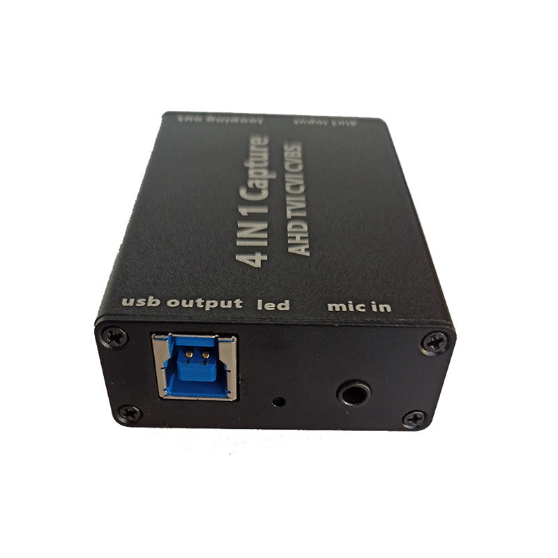 XingZers 4-in-1 Video Capture Card USB 3.0 Output Port Driver-Free UVC UAC Compatible Windows Linux Android