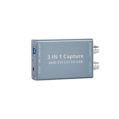 XingZers Video Capture Card Back Panel - USB Output and AHD TVI CVI Input Ports for Multi-Format Camera Connection
