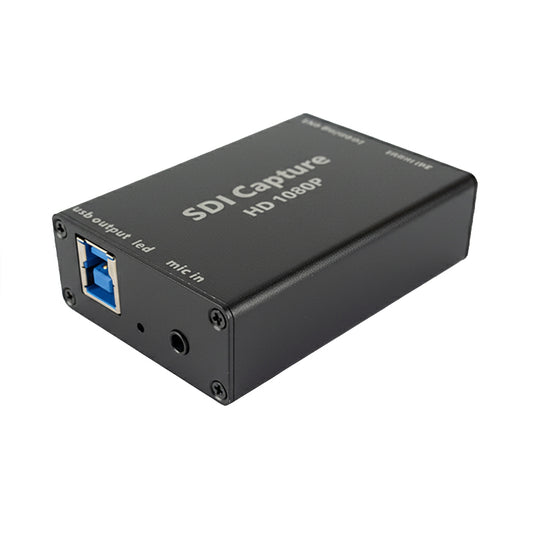 XingZers XZSCC-S2U SDI to USB 3.0 Video Capture Card, 1080P 30FPS SDI Loop Out Driver-Free UVC, Plug and Play for PC Phone Live Streaming Recording