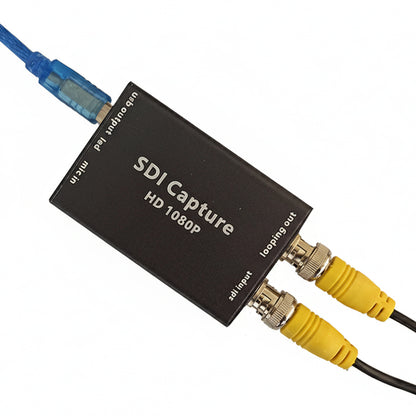 XingZers SDI Capture Card HD-1080P with USB 3.0 Port BNC Input Output Loop-Out Function Compact Design