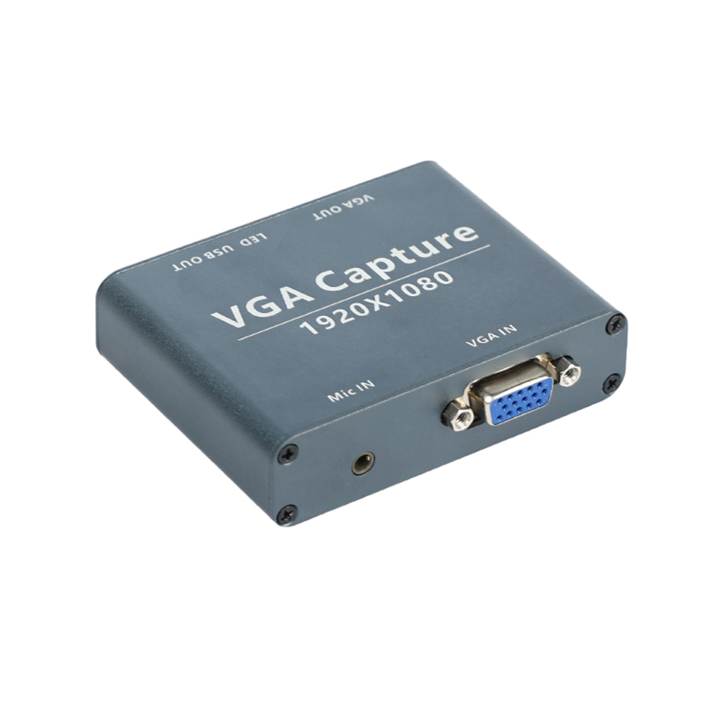 XingZers XZSCC-V2U-LO VGA to USB 3.0 Video Capture Card with Loop Out, 1080P 30FPS 720P 60FPS, UVC UAC Driver-Free for Medical Imaging Industrial Camera Live Streaming