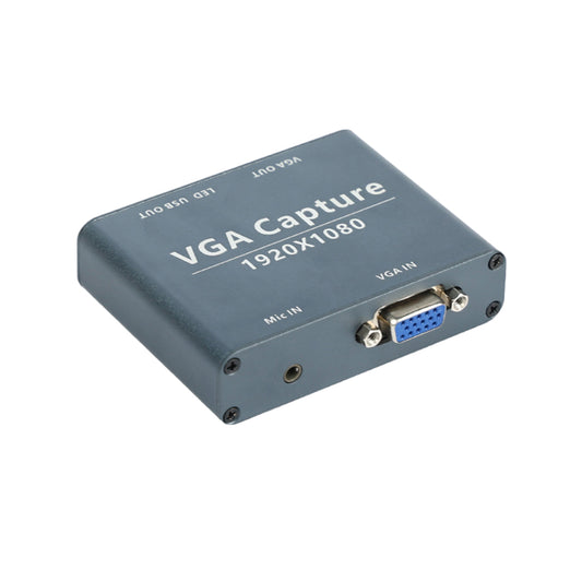 XingZers XZSCC-V2U-LO VGA to USB 3.0 Video Capture Card with Loop Out, 1080P 30FPS 720P 60FPS, UVC UAC Driver-Free for Medical Imaging Industrial Camera Live Streaming