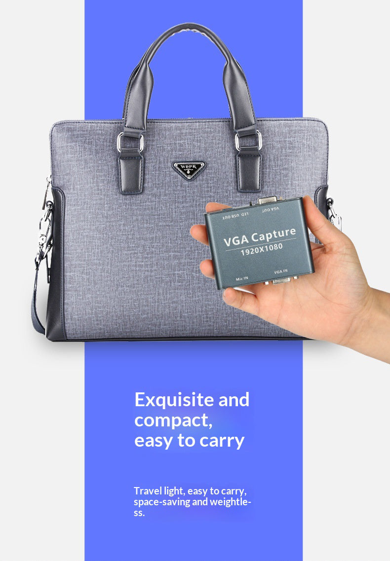 VGA to USB 3.0 Video Capture Card with Loop Out, 1080P 30FPS, Driver Free UVC UAC for Medical Imaging, Industrial Camera and Live Streaming - 产品详情图 9