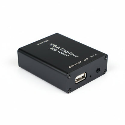 XingZers XZSCC-V2U VGA to USB 2.0 Video Capture Card, 1080P 30FPS 720P 60FPS Driver-Free UVC UAC, Audio Input for Medical Imaging Education Conference MonitoringCompatible