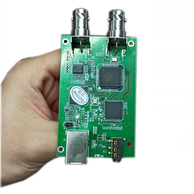 XingZers AHD Video Capture Card Module - Driver-Free UVC UAC USB 3.0 PCB Board with BNC Connectors for Surveillance Camera Recording