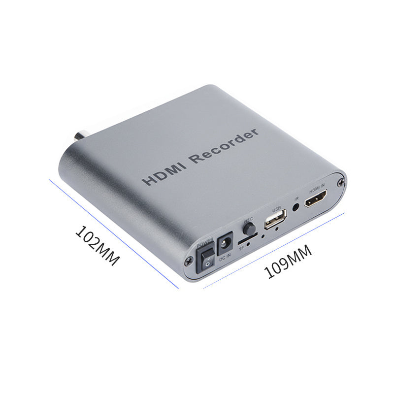 XingZers 1080P Video Capture Device Front Panel - One Touch Recording Button Controls