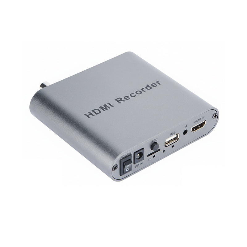 XingZers XZSDR-HDMI HDMI Video Recorder DVR Capture Box, 1080P 60FPS HDMI VGA CVBS Output, TF Card USB Storage for Game Recording Live Streaming Medical Conference
