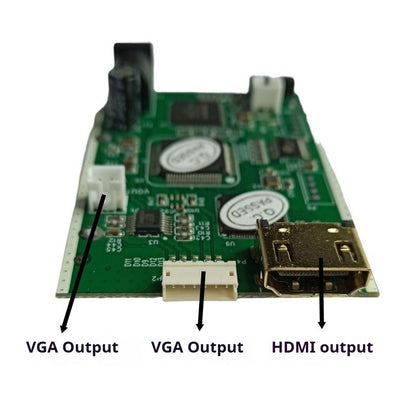 XingZers 66x48mm Compact AHD TVI CVI Video Converter PCB Board Dimensions and Specifications