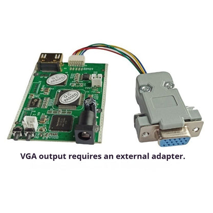 XingZers Video Converter Board Control Buttons for HDMI VGA Output Switching and Resolution Selection