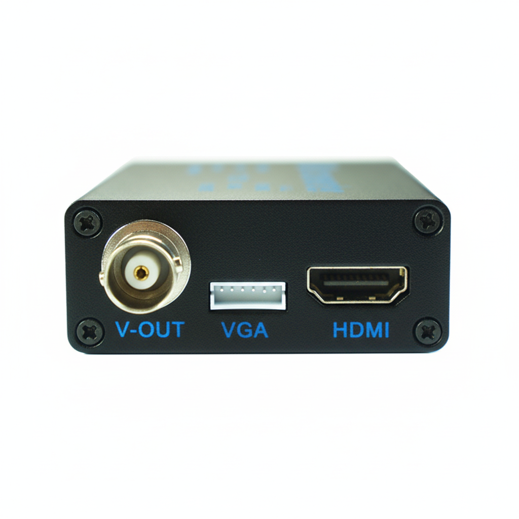 XingZers Video Converter Multiple Input Output Ports - HDMI VGA CVBS Interfaces for Universal Signal Conversion